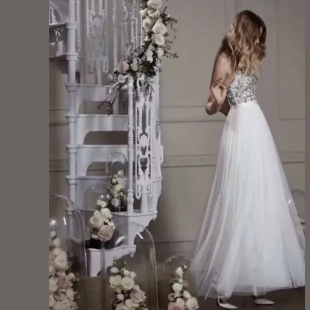 BHLDN Needle & Thread Wedding Dress Gown Z200-3